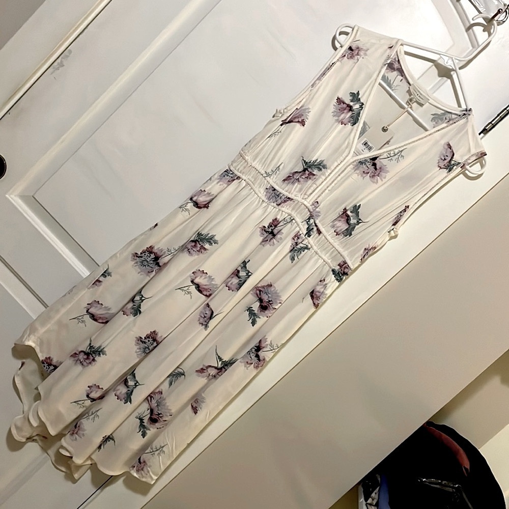NWT Lucky ivory floral dress